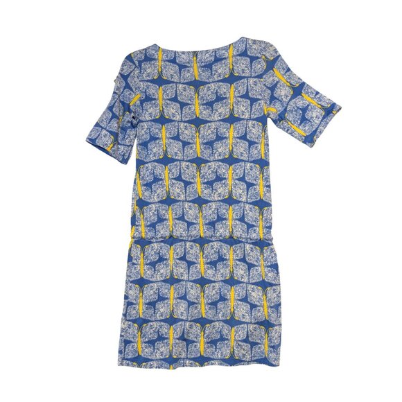 Lilly Pulitzer Raquel Light Blue Butterfly Print Dress Drawstring Waist XS - Picture 8 of 8